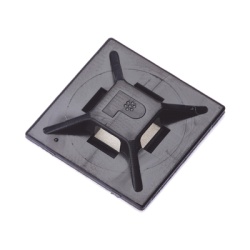 PANDUIT ABM2S-AT-C0 Montaje-Sujetador Para Cable de 4 vias con Adhesivo Acrilico 25.4 x 25.4mm (1in x 1in) Color Negro Uso en Exterior 1 pieza