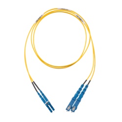 PANDUIT F92ERLNSNSNM015 Jumper de Fibra Optica Monomodo 9/125 OS2 LC-SC Duplex OFNR (Riser) Color Amarillo 15 Metros (49.21 Pies)