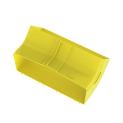 PANDUIT FRIV4512X4LYL Bajada Vertical Interior de 45Âº con Tapa Para uso con Canaletas 12X4 FiberRunner? Color Amarillo