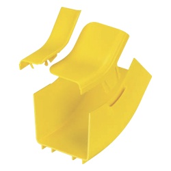 PANDUIT FRIV454X4LYL Bajada Vertical Interior de 45º con Tapa Para uso con Canaletas 4X4 FiberRunner? Color Amarillo