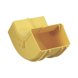 PANDUIT FRIVRA6X4LYL Bajada Vertical Interior de 90Âº con Tapa Para uso con Canaletas 6X4 FiberRunner? Color Amarillo