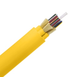 PANDUIT FSDR948Y Cable de Fibra Optica de 48 Hilos Monomodo OS2 9/125 Interior Tight Buffer 900um No Conductiva (Dielectrica) OFNR (Riser) Precio Por Metro