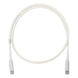 PANDUIT NK6PC14Y Cable de Parcheo UTP Categoria 6 con Plug Modular en Cada Extremo - 4.3 Metros (14.11 Pies) - Blanco Mate