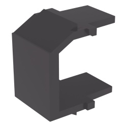 PANDUIT NKBMBL-X Modulo de Tapa Ciega (Inserto Ciego) Tipo Keystone Color Negro 1 Pieza