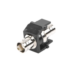 PANDUIT NKBNCMBLY Modulo Acoplador Coaxial Tipo BNC Keystone de 50 Ohms Color Negro