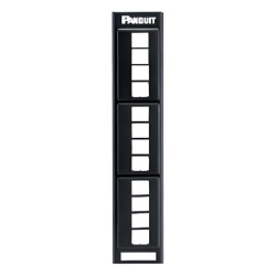 PANDUIT NKFP12W Panel de Parcheo Modular Keystone (Sin Conectores) de Montaje en Pared Usando Accesorio Wb89d 12 Puertos