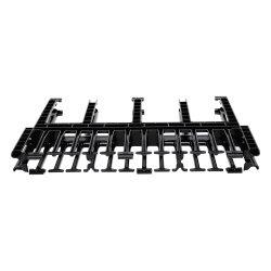 PANDUIT NM1 Organizador de Cables Horizontal NetManager de Alta Densidad Doble (Frontal y Posterior) Para Rack de 19in 1UR Color Negro