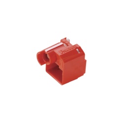 PANDUIT PSL-DCPLRX Kit de 10 Dispositivos para Impedir Desconexion de Plug RJ45 Color Rojo Incluye Herramienta para Instalar/Retirar