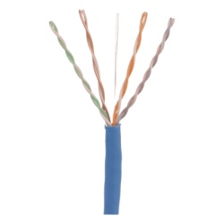PANDUIT PUP6C04BU-WN Bobina de Cable UTP 305 Metros (1000 Pies) de Cobre TX6000? PanNet Azul Categoria 6 (24 AWG) CMP (Plenum) de 4 Pares