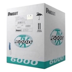 PANDUIT PUR6004RD-ME Bobina de Cable UTP 305 Metros (1000 Pies) de Cobre TX6000? PanNet Reelex Rojo Categoria 6 Mejorado (23 AWG) PVC (CMR Riser) de 4 Pares