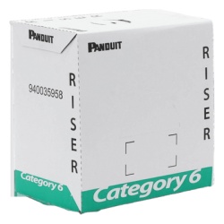 PANDUIT PUR6C04BU-M Bobina de Cable UTP Categoria 6 de Alto Rendimiento (+350 MHz) 23 AWG PVC (CMR Riser) Bobina de 305 Metros (1000 Pies) Color Azul