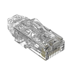PANDUIT SP628-C Plug RJ45 Cat6/6A Para Cable UTP de Calibre 28 AWG (Diametro Reducido) Chapado en Oro de 50 Micras Paquete de 100 Piezas