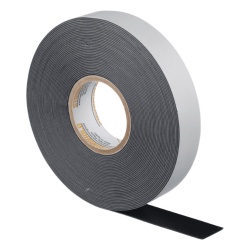 PANDUIT ST23-075-30BK Cinta Electrica STRONGHOLD para Aislar de Caucho EPR Autofusionable Uso Industrial en Uniones de Alto Voltaje y Temperatura Grosor 0.76mm (30 mil) Ancho 19mm y 9.1m Largo Color N