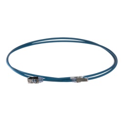 PANDUIT STP28X2MBU Patch Cord Cat6A Diametro Reducido 28 AWG Blindado S/FTP CM/LS0H 2 Metros (6.56 Pies) Color Azul