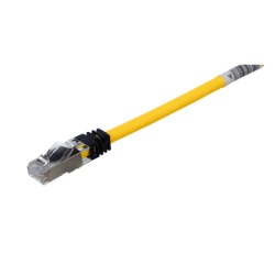 PANDUIT STP6X2MYL Patch Cord Cat6A Blindado S/FTP CM/LS0H 2 Metros (6.56 Pies) Color Amarillo