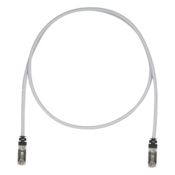PANDUIT STP6X3MIG Patch Cord Cat6A Blindado S/FTP CM/LS0H 3 Metros (9.84 Pies) Color Gris