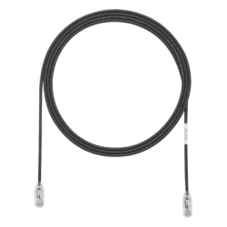 PANDUIT UTP28SP10BL Cable de Parcheo TX6 UTP Cat6 Diametro Reducido (28AWG) Color Negro 3.05 Metros (10 Pies)
