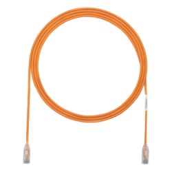 PANDUIT UTP28SP25OR Cable de Parcheo TX6 UTP Cat6 Diametro Reducido (28AWG) Color Naranja 7.62 Metros (25 Pies)