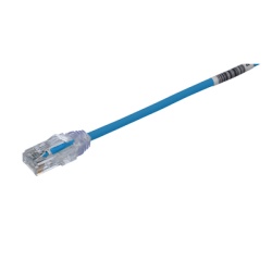 PANDUIT UTP28SP30MBU Cable de Parcheo TX6 UTP Cat6 Diametro Reducido (28AWG) Color Azul 30 Metros (98.43 Pies)