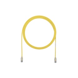 PANDUIT UTP28SP3YL Cable de Parcheo TX6 UTP Cat6 Diametro Reducido (28AWG) Color Amarillo 0.91 Metros (3 Pies)