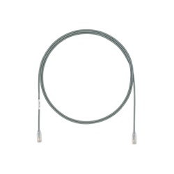 PANDUIT UTP28X1GR Cable de Parcheo UTP Cat6A CM/LSZH Diametro Reducido (28AWG) Color Verde 0.3 Metros (1 Pie)