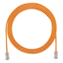 PANDUIT UTP28X20OR Cable de Parcheo UTP Cat6A CM/LSZH Diametro Reducido (28AWG) Color Naranja 6.1 Metros (20 Pies)