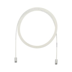PANDUIT UTP28X35 Cable de Parcheo UTP Cat6A CM/LSZH Diametro Reducido (28AWG) Color Blanco Mate 10.67 Metros (35 Pies)