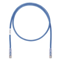 PANDUIT UTP6AX10BU Cable de Parcheo UTP Cat6A 24 AWG CM Color Azul 3.05 Metros (10 Pies)