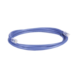 PANDUIT UTP6AX5BU Cable de Parcheo UTP Cat6A 24 AWG CM Color Azul 1.52 Metros (5 Pies)
