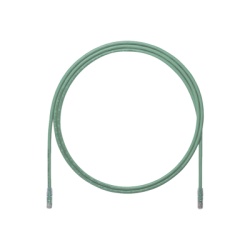 PANDUIT UTP6AX5GR Cable de Parcheo UTP Cat6A 24 AWG CM Color Verde 1.52 Metros (5 Pies)