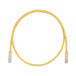 PANDUIT UTPSP3YLY Cable de Parcheo TX6 UTP Cat6 24 AWG CM Color Amarillo 0.91 Metros (3 Pies)