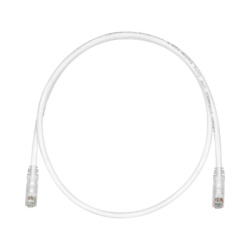 PANDUIT UTPSP7Y Cable de Parcheo TX6 UTP Cat6 24 AWG CM Color Blanco Mate 2.13 Metros (7 Pies)