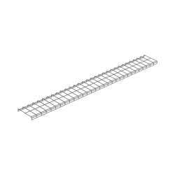 PANDUIT WG12BL10 Charola para Canalizacion Wyr-GridÂ® Tipo Malla Con Pintura Electrostatica en Color Negro 12 in (317.5 mm) de Ancho 53.1 mm de Alto y 3 m de Largo
