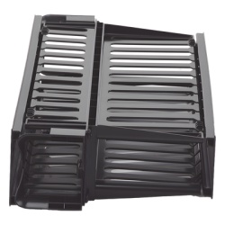 PANDUIT WMPH2E Organizador de Cables Horizontal PatchLink Doble (Frontal y Posterior) Con Tapa Extendida Para Rack de 19in 2UR - Img 4