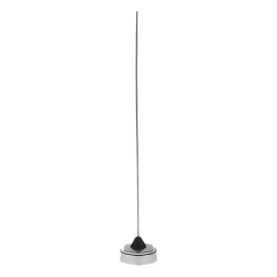PCTEL PCTCN1520 Antena Movil VHF Con Tuerca Cromada Rango de Frecuencia 152 - 162 MHz