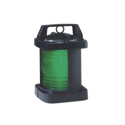 PERKO 1372-GE0-BLK Luz de navegacion con lente en color verde con arco de visibilidad: 112-1/2Â°