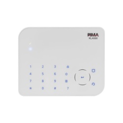 PIMA KLA-500 Teclado LED para Armar/Desarma Compatible con panel FORCE. Teclas Touch