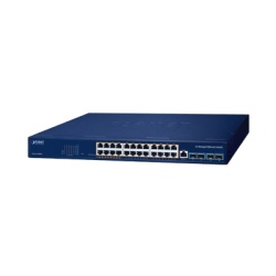 PLANET GS-6311-24HP4X Switch PoE Administrable Capa 3 24 Puertos Gigabit Hasta 480 W 8 Puertos 802.3bt 16 Puertos 802.3at 4 Puertos SFP 10G