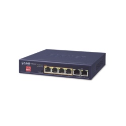 PLANET GSD-604HP Switch No Administrable 4 Puertos 10/100/1000T 802.3at PoE + 2 Puertos 10/100/1000T de Uplink para Escritorio