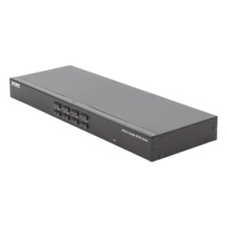PLANET KVM-210-08 Switch Para Monitor KVM de 8 Puertos VGA Permite el Acceso y Controla Hasta 8 Computadoras Desde Una Sola Consola (Teclado Raton y Monitor).