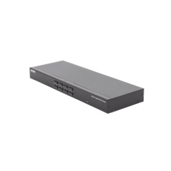 PLANET KVM-210-08 Switch Para Monitor KVM de 8 Puertos VGA Permite el Acceso y Controla Hasta 8 Computadoras Desde Una Sola Consola (Teclado Raton y Monitor).