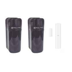 Politec ALESWS-HK Detector Fotoelectrico (A baterias) / 0 Falsas Alarmas / Alcance de 60m de Exterior y 350m en interior / Facil Alineacion / Compatible con panel AXPRO/ Incluye DS-PDMC-EG2-WB(B)