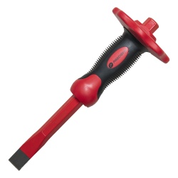 PRECISION PST-H04-003 Cincel de Punta Plana con Proteccion para las Manos de 19x16x250mm