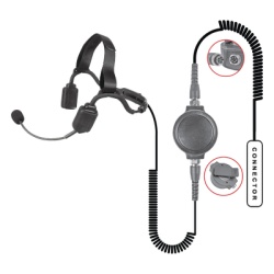 PRYME NBP-BH01 MICROFONO DE SOLAPA CON TUBO ACUSTICO P/ KENWOOD TK2402/ 3312/ 2360/ NX220/ NX240/ TKD-240.