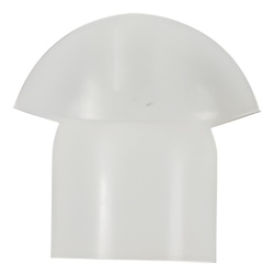 PRYME P-BUD-CLEAR TAPON D/PLASTICO TRANSP.P/MICROFONO (100 PZAS)