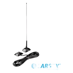 PULSE LARSEN ANTENNAS KG-160UD Antena Movil VHF para Cristal (on glass) Rango de Frecuencia 160 - 174 MHz.