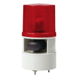 QLIGHT S125DML-WS-012024-R Luces de advertencia color Rojo con sirena incorporada con 5 tonos max. 105 dB en 12-24 VCD