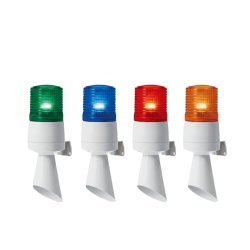 QLIGHT S60ADL-24-R Luz LED con patrones de destello fijo y destellante con buzzer incorporado de alto volumen Max. 95 dB color Rojo 24 VCD - Img 3