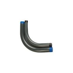 RAWELT CAL19PC Codo Conduit Rigido de Aluminio de 3/4? (19 mm)/ Recubierto de PVC / Interior de Uretano.