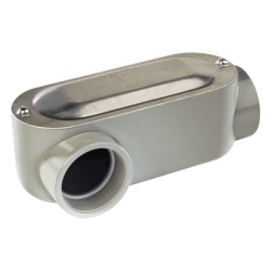 RAWELT OLR-0080C Caja oval roscada tipo LR de 1 1/2" (38.1 mm) Incluye tapa y tornillos.